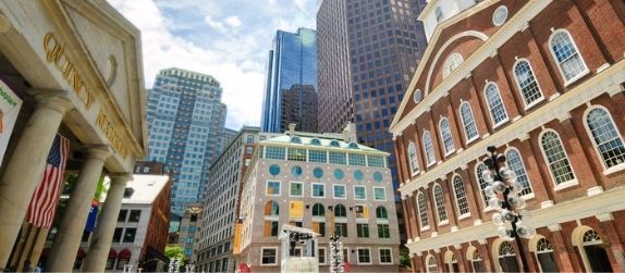 fanueil hall marketplace and quincy market in boston